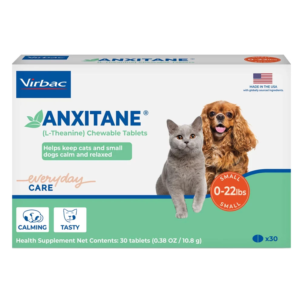 Anxitane Chewable Tablets For Small Cats & Dogs 30 Tablet