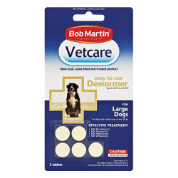 Bob Martin Vetcare Dewormer For Large 5 Tablets