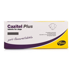 Cazitel Plus For Small And Medium Dogs 22 Lbs (10 Kg) 2 Tablet*