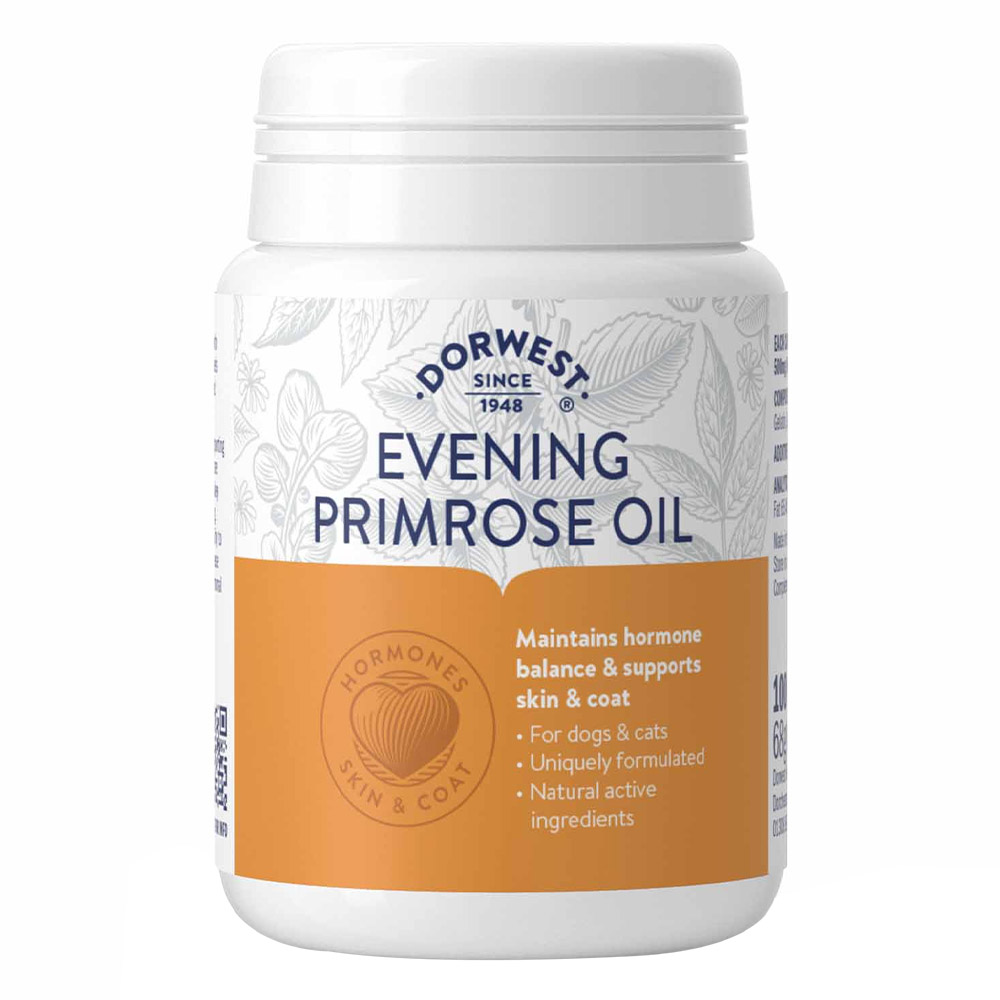 Dorwest Evening Primrose Oil Capsules For Dogs And Cats100 Capsules
