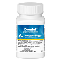 Drontal For Small Cats 4kg ( 8.8lbs) 2 Tablet