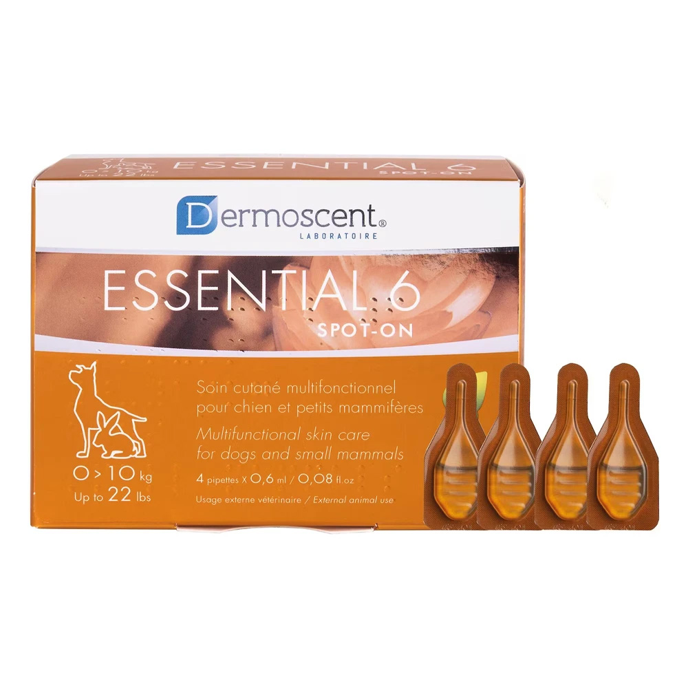 Essential 6 For Dogs Up To 22 Lbs (Small) 4 Pipette