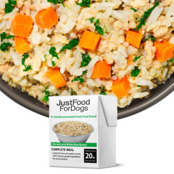 JustFoodForDogs Pantry Fresh Dog Food, Chicken and Rice, 12.5 oz Case (6 Pack)