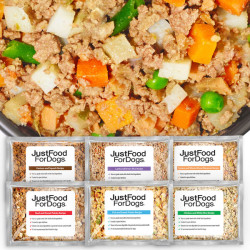 JustFoodForDogs Sampler Fresh Dog Food Variety Pack - 7-pack or 14-pack