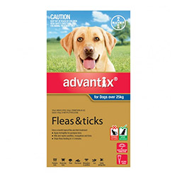 K9 Advantix Extra Large Dogs Over 55 Lbs (Blue) 4 Doses