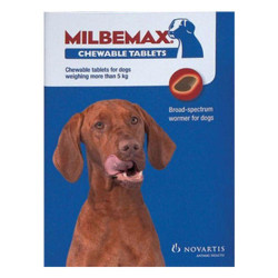 Milbemax Chewable For Large Dogs Over 11 Lbs (5 Kgs) 1 Chew