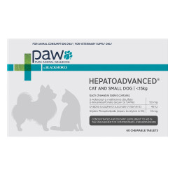 Paw Hepatoadvanced For Cat And Small Dog 60 Tablet