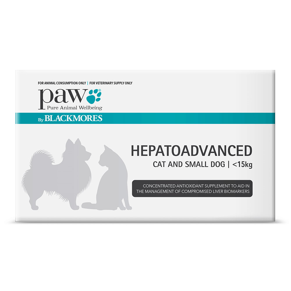 Paw Hepatoadvanced For Cat And Small Dog 60 Tablets