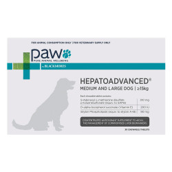 Paw Hepatoadvanced For Medium And Large Dog 30 Tablet