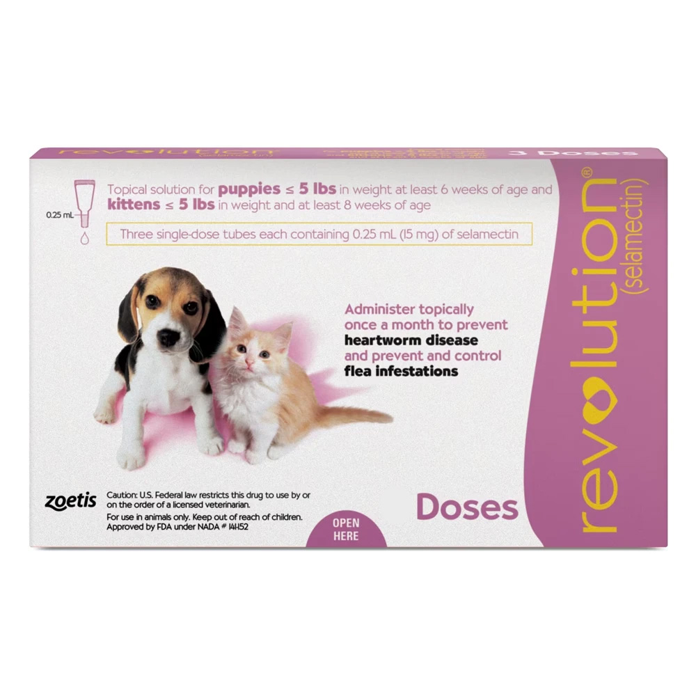 Revolution For Kittens / Puppies (Pink) 3 Doses