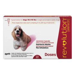 Revolution For Medium Dogs 20.1-40lbs (Red) 3 Doses